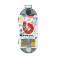 Bruynzeel kids waterverf, 12 kleuren