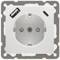 PEHA Badora LW stopcontact RA + USB +USB-C - 4603002