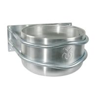 Voerbak aluminium rond, Wandmodel Voerbak aluminium rond, Wandmodel