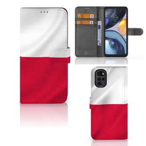 Motorola Moto G22 Bookstyle Case Polen