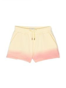 Lanvin Enfant short à effet dégradé - Jaune