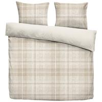 Leen Bakker - Dekbedovertrek Philip - Zand/taupe - 240x200/220 Cm - Polyester - Taupe#Beige