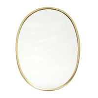 Home Deco Factory spiegel Carré - ovaal - goud - L25 x B34 cm