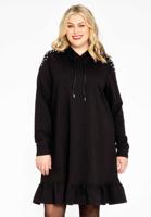 Yoek Sweater-jurkS | Zwart | Maat 54/56
