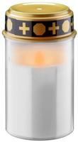 Enzo led rouwlicht | 12cm met timer | wit (excl. 2xc batterij) | herinneringslicht | graflicht | rouwlicht - 5099412