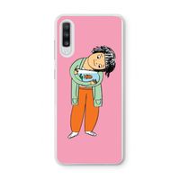 Visknuffel: Samsung Galaxy A70 Transparant Hoesje Visknuffel: Samsung Galaxy A70 Transparant Hoesje