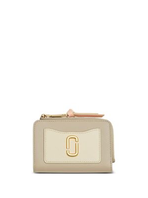 Marc Jacobs portefeuille The Slim Bifold - Tons neutres