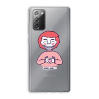 Hartje: Samsung Galaxy Note 20 / Note 20 5G Transparant Hoesje