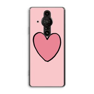 Hartje: Sony Xperia Pro-I Transparant Hoesje