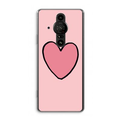 Hartje: Sony Xperia Pro-I Transparant Hoesje