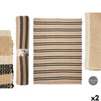 Tapijt Gift Decor Wit Bruin Zwart 180 x 240 cm 92 x 16 x 20 cm (2 Stuks)