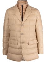 Herno spread-collar padded jacket - Tons neutres - thumbnail