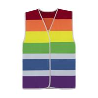 Korntex Veiligheidsvest Pride - regenboog kleuren - voor volwassenen
