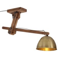 VidaXL Plafondlamp 25 w e27 105x30x65-108 cm antiek messingkleurig