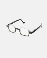 Leesbril Aptica Pop Times Charlie Black/White +2.00