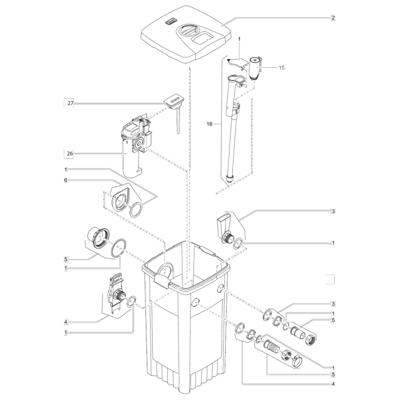 Oase FiltoMatic CWS 7000 Filtermousse-set voor Heldere & Gezonde Vijver - Makkelijke Installatie