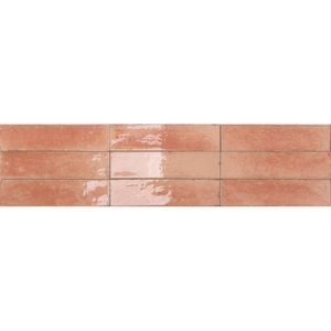 Wandtegel Dune Agadir 7x28 cm Amaranto Dune