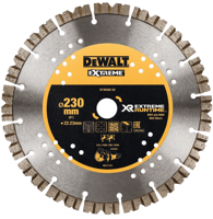 DeWalt Accessoires Extreme Runtime Diamantblad, gesegmenteerd, Ø230mm/22.2mm (DCS690) - DT40260-QZ