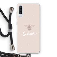 Be(e) kind: Samsung Galaxy A70 Transparant Hoesje met koord