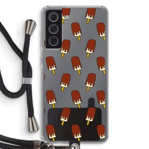 Yummy: Samsung Galaxy S21 FE Transparant Hoesje met koord