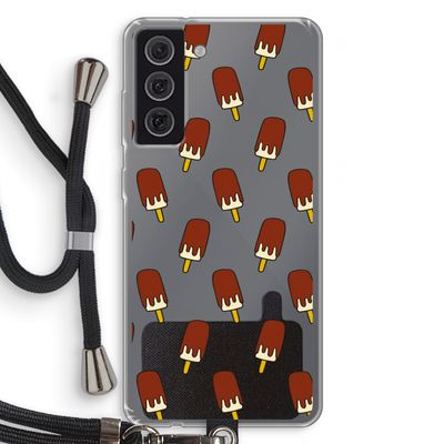 Yummy: Samsung Galaxy S21 FE Transparant Hoesje met koord