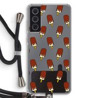 Yummy: Samsung Galaxy S21 FE Transparant Hoesje met koord