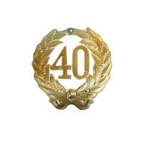 Jubileumkrans 40 jaar thema feestartikelen versiering - jubileum/getrouwd Jubileumkrans 40 jaar thema feestartikelen versiering - jubileum/getrouwd
