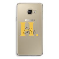 Amber Script: Samsung Galaxy A3 (2016) Transparant Hoesje