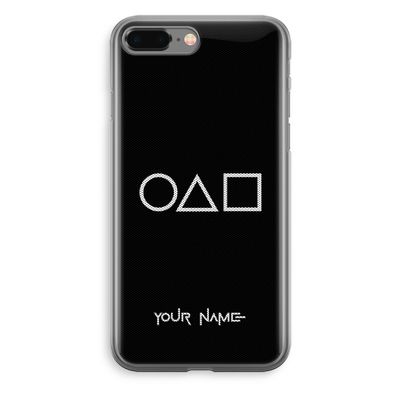 Squid Game: iPhone 8 Plus Transparant Hoesje