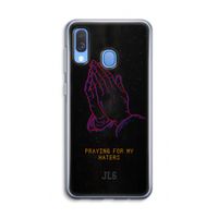Praying For My Haters: Samsung Galaxy A40 Transparant Hoesje