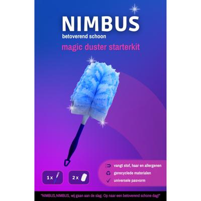 Duster Nimbus starterskit 1 houder en 2 dusters | 80 stuks