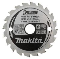 Makita Accessoires Cirkelzaagblad met. 136x20x1,5 30T 0g voor zacht staal - B-10615