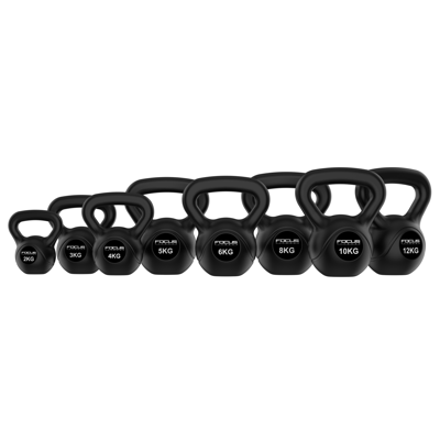 Kettlebell - Focus Fitness Cement - Set 2 t/m 8 kg