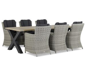 Garden Collections Venerdi/Cardiff 240 cm dining tuinset 7-delig