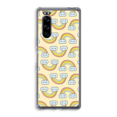 Regenboog: Sony Xperia 5 Transparant Hoesje