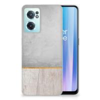 OnePlus Nord CE 2 5G | Bumper Hoesje | Wood Concrete