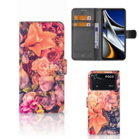 Xiaomi Poco X4 Pro 5G Hoesje Bosje Bloemen - thumbnail