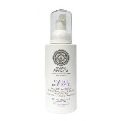 Natura Siberica Age-Delay Deep Cleansing Face soap, Caviar de Russie (175 ml)