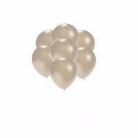 Kleine zilver metallic ballonnetjes 200 stuks