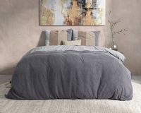 Dreamhouse - Knitty Natural Dekbedovertrek Flanel - Taupe/Grijs - 140 x 220 Dreamhouse - Knitty Natural Dekbedovertrek Flanel - Taupe/Grijs - 140 x 220