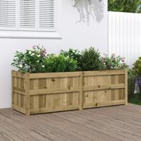 VidaXL Plantenbak 150x50x50 cm geïmpregneerd grenenhout