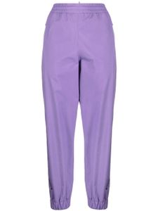 Moncler Grenoble pantalon de jogging à taille élastiquée - Violet