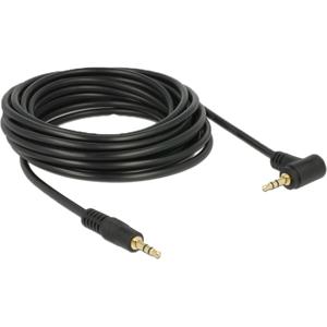 DeLOCK 5m 3.5mm M/M audio kabel Zwart