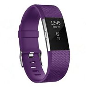 Fitbit Charge 2 sportbandje - Maat: Large - Paars