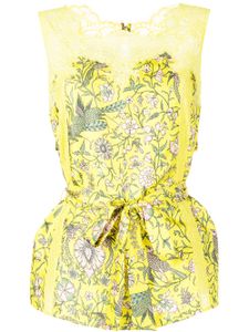 SHIATZY CHEN haut Flowerful Collection - Jaune