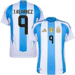 Argentinië Authentic Heat.RDY Shirt Thuis 2024-2025 + J. Alvarez 9