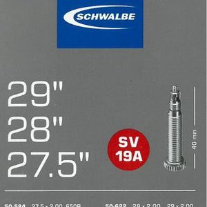 Schwalbe 10430943 fiets binnenband Fietsventiel 27.5"/28"/29" 50,8 - 60,96 mm