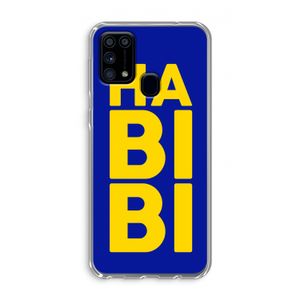 Habibi Blue: Samsung Galaxy M31 Transparant Hoesje