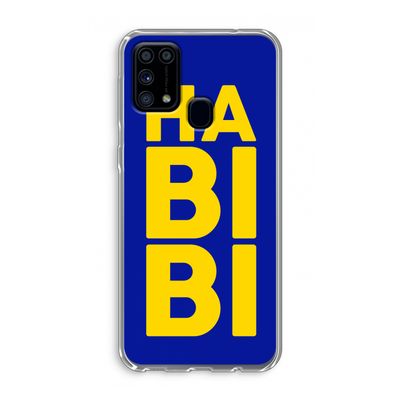 Habibi Blue: Samsung Galaxy M31 Transparant Hoesje