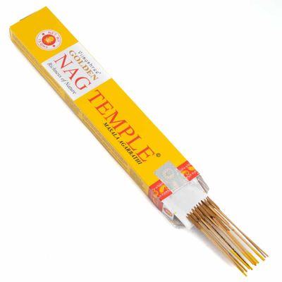 Golden Nag Tempel Wierook (1 pakje)